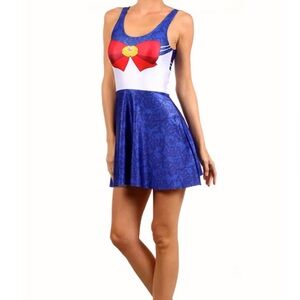 Poprageous Sailormoon  Dress with skater dress